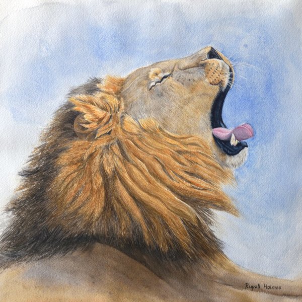 The Big Yawn | 14" x 14" | $475