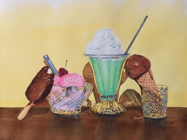 Somebody Couldn't Wait | 10" x 14" | $475