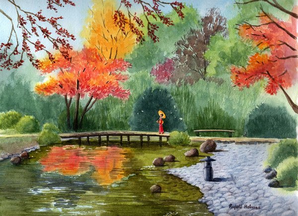 The Stroll | 9" x 12" | $300